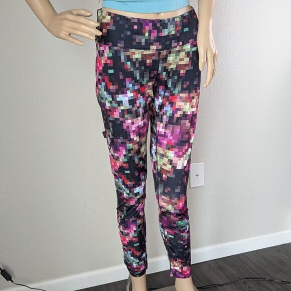 Burton Leggings Women's Large Dryride Pixelated Cadence Lightweight Baselayer - Picture 3 of 13